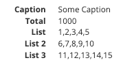 Data List Component